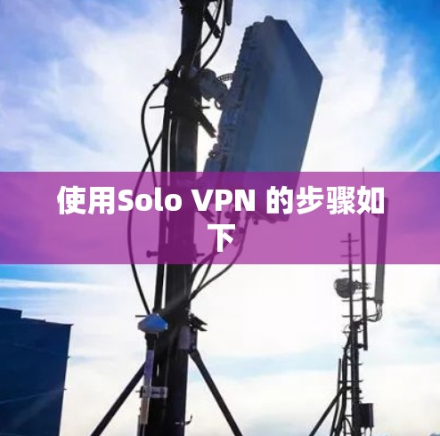 使用Solo VPN 的步骤如下
