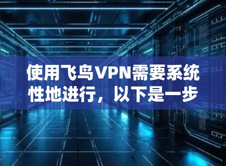 使用飞鸟VPN需要系统性地进行，以下是一步步的指南