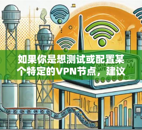 如果你是想测试或配置某个特定的VPN节点，建议按照以下步骤操作