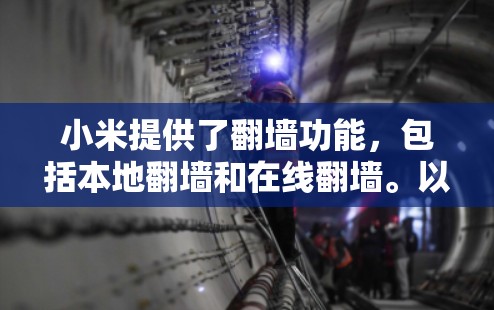 小米提供了翻墙功能，包括本地翻墙和在线翻墙。以下是详细步骤和信息