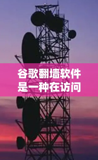 谷歌翻墙软件是一种在访问网站时,系统阻止使用外部网络的软件。它通过利用谷歌提供的网络资源,如服务器或存储空间,允许用户访问外部网络。以下是该软件的一些关键信息 谷歌翻墙软件是一种在访问网站时,系统阻止使用外部网络的软件。它通过利用谷歌提供的网络资源,如服务器或存储空间,允许用户访问外部网络。以下是该软件的一些关键信息