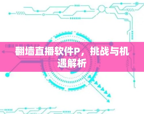 翻墙直播软件P,挑战与机遇解析 翻墙直播软件P,挑战与机遇解析