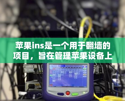 苹果ins是一个用于翻墙的项目，旨在管理苹果设备上的应用网络配置。以下是对苹果ins的详细分析和使用指南