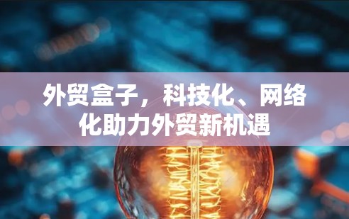 外贸盒子,科技化、网络化助力外贸新机遇 外贸盒子,科技化、网络化助力外贸新机遇